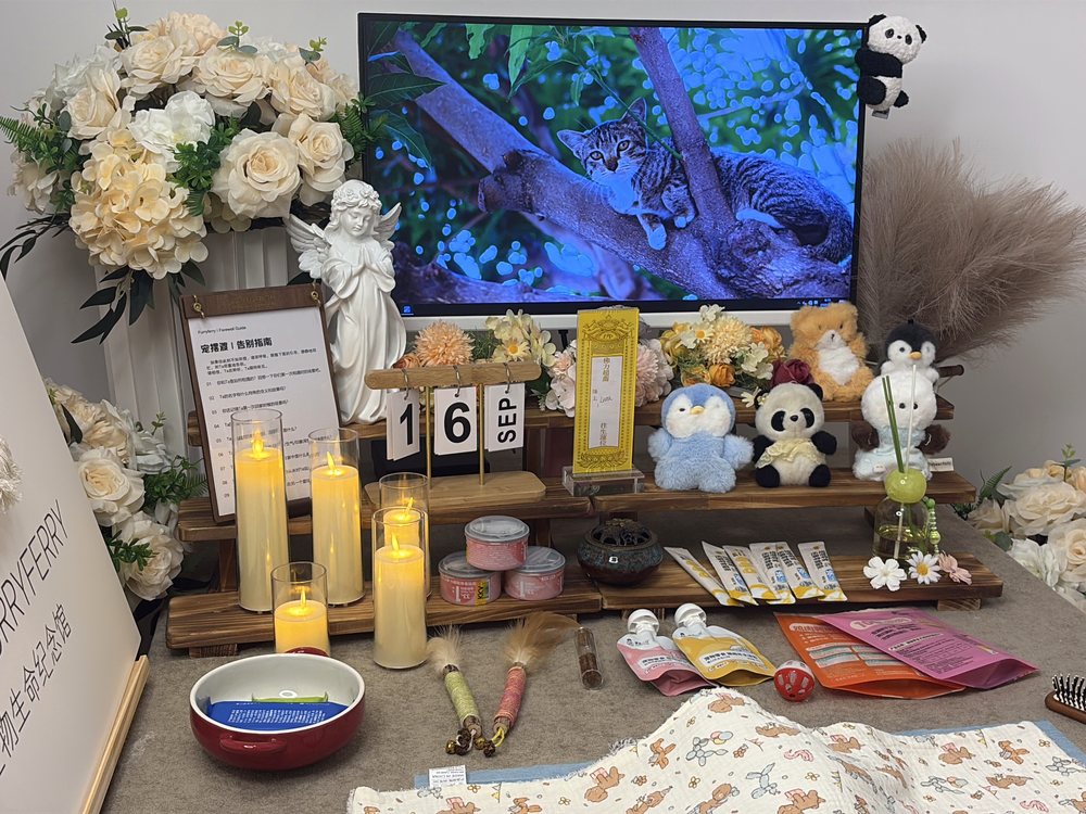 宠物骨灰交付与纪念品